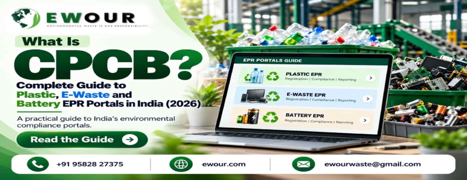 What Is CPCB? Complete Guide to Plastic, E-Waste and Battery EPR Portals in India (2026)